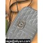 Gucci Aria Collection GG Marmont Small Shoulder Bag 447632 Grey 2021