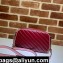 Gucci Diagonal GG Marmont Small Shoulder Bag 447632 Red/Pink 2021