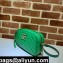 Gucci Diagonal GG Marmont Small Shoulder Bag 447632 Green 2021
