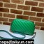 Gucci Diagonal GG Marmont Small Shoulder Bag 447632 Green 2021