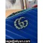Gucci Diagonal GG Marmont Small Shoulder Bag 447632 Blue 2021