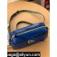 Gucci Diagonal GG Marmont Small Shoulder Bag 447632 Blue 2021
