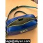 Gucci Diagonal GG Marmont Small Shoulder Bag 447632 Blue 2021