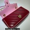 Gucci Diagonal GG Marmont Small Shoulder Bag 443497 Red/Pink 2021