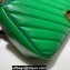 Gucci Diagonal GG Marmont Small Shoulder Bag 443497 Green 2021