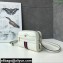 Gucci Ophidia GG Mini Bag with Web 517350 Leather White 2021