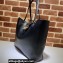 Gucci Medium Tote Bag with Double G 649577 Black 2021