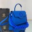 Versace La Medusa Medium Handbag Lapis Blue 2021