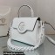 Versace La Medusa Medium Handbag White 2021