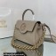 Versace La Medusa Medium Handbag Beige 2021