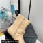 Chanel Calfskin and Grosgrain Ankle Boots G37808 Beige 2021