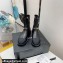 Chanel Calfskin and Grosgrain Ankle Boots G37808 Black 2021