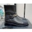 Chanel Calfskin and Grosgrain Ankle Boots G37808 Black 2021