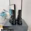 Chanel Calfskin and Grosgrain Ankle Boots G37808 Black 2021