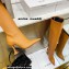 Amina Muaddi Clear Heel 9.5cm Leather Thigh-High Boots Brown 2021