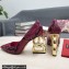 Dolce & Gabbana Heel 10.5cm Leather Pumps Snake Print Fuchsia with DG Pop Heel 2021