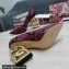 Dolce & Gabbana Heel 10.5cm Leather Pumps Snake Print Fuchsia with DG Pop Heel 2021