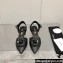 Chanel Camellia Open Shoes Slingbacks G38365 Lambskin Black 2021