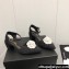 Chanel Camellia Open Shoes Slingbacks G38365 Grosgrain Black/White 2021