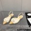 Chanel Camellia Slingbacks G38362 Lambskin White 2021