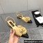 Chanel Camellia Slingbacks G38362 Lambskin Beige 2021