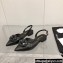 Chanel Camellia Slingbacks G38362 Lambskin Black 2021