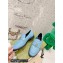 Gucci Chevron Leather Loafers with Double G 670399 Blue 2021