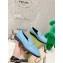 Gucci Chevron Leather Loafers with Double G 670399 Blue 2021