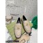 Gucci Chevron Leather Loafers with Double G 670399 Beige 2021