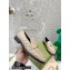 Gucci Chevron Leather Loafers with Double G 670399 Beige 2021