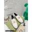 Gucci Chevron Leather Loafers with Double G 670399 White 2021