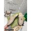 Gucci Shearling Merino Lining Chevron Leather Slippers with Double G 670400 Beige 2021