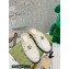 Gucci Shearling Merino Lining Chevron Leather Slippers with Double G 670400 White 2021