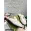 Gucci Shearling Merino Lining Chevron Leather Slippers with Double G 670400 White 2021