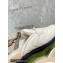 Gucci Shearling Merino Lining Chevron Leather Slippers with Double G 670400 White 2021