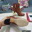 Dolce & Gabbana Heel 10.5cm Leather Ankle Boots Brown with DG Karol Heel and Strap 2021