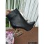 Dolce & Gabbana Heel 10.5cm Leather Ankle Boots Black with DG Pop Heel 2021