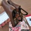 Dolce & Gabbana Heel 10.5cm Leather Ankle Boots Brown with Black Metal DG Heel 2021