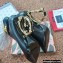 Dolce & Gabbana Heel 10.5cm Leather Ankle Boots Black with Baroque DG Heel and Strap 2021