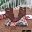 Dolce & Gabbana Heel 10.5cm Leather Ankle Boots Brown with Baroque DG Heel and Strap 2021