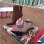 Dolce & Gabbana Heel 10.5cm Leather Ankle Boots Brown with Baroque DG Heel and Strap 2021