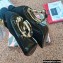 Dolce & Gabbana Heel 10.5cm Leather Ankle Boots Suede Black with Baroque DG Heel and Strap 2021