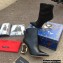 Dolce & Gabbana Heel 10.5cm Leather Ankle Boots Black with Baroque DG Heel 2021