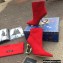 Dolce & Gabbana Heel 10.5cm Leather Ankle Boots Suede Red with Baroque DG Heel 2021