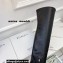Amina Muaddi Clear Heel 9.5cm Leather Thigh-High Boots Black 2021