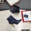 Dolce & Gabbana Thin Heel 10.5cm Leather Ankle Boots Snake Print Blue with Baroque DG Heel 2021