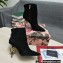 Dolce & Gabbana Thin Heel 10.5cm Leather Ankle Boots Suede Black with Baroque DG Heel 2021