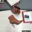 Dolce & Gabbana Thin Heel 10.5cm Leather Ankle Boots Brown with Baroque DG Heel 2021