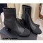 Chanel Heel 5cm Ankle Boots Lambskin/Grosgrain Black 2021