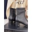 Chanel Heel 5cm Ankle Boots Lambskin/Grosgrain Black 2021